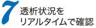 7.透析状況をリアルタイムで確認